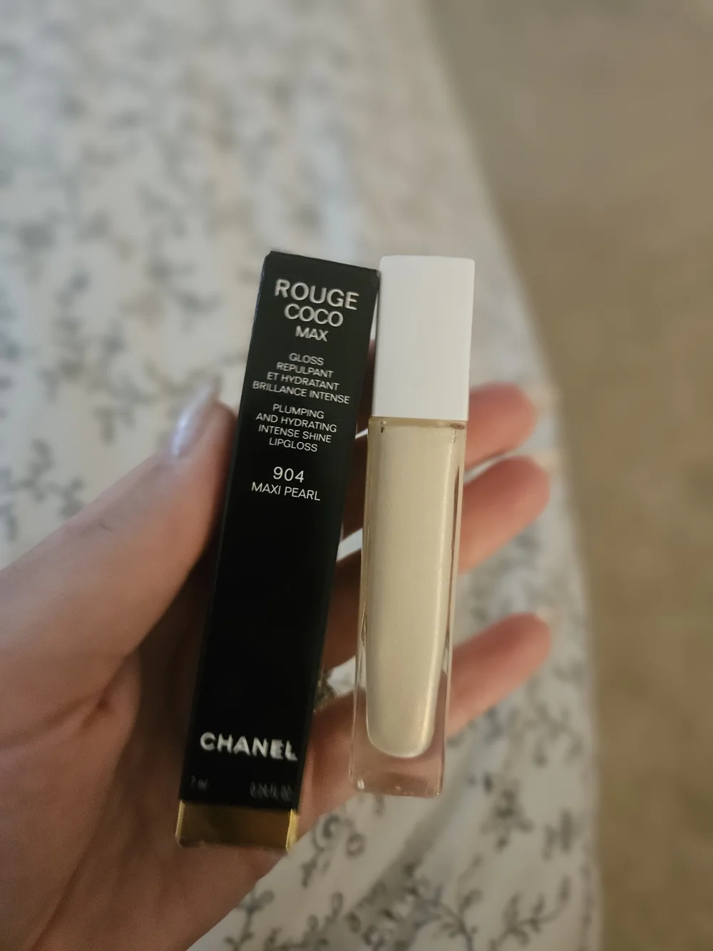 CHANEL Rouge Coco Gloss Maxi Pearl 904 - Pearl Beige Shimmer